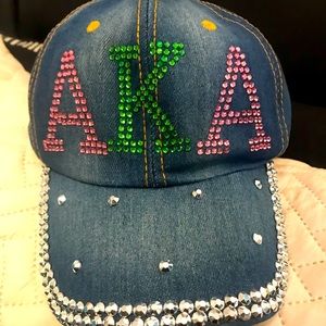 NWOT AKA Graphic Embellished Baseball Cap